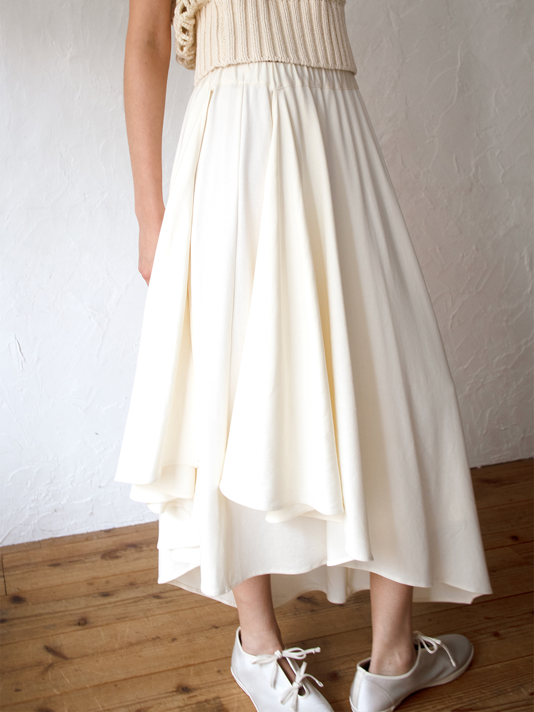 Scarf Skirt 詳細画像 White 1