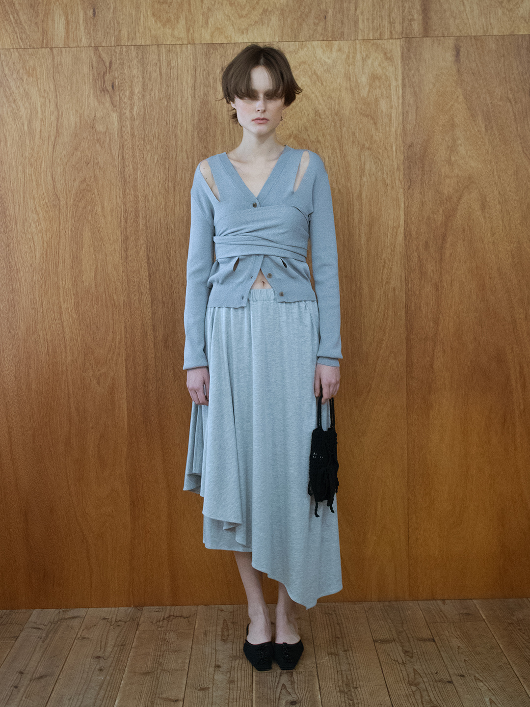 Scarf Skirt 詳細画像 Gray 1