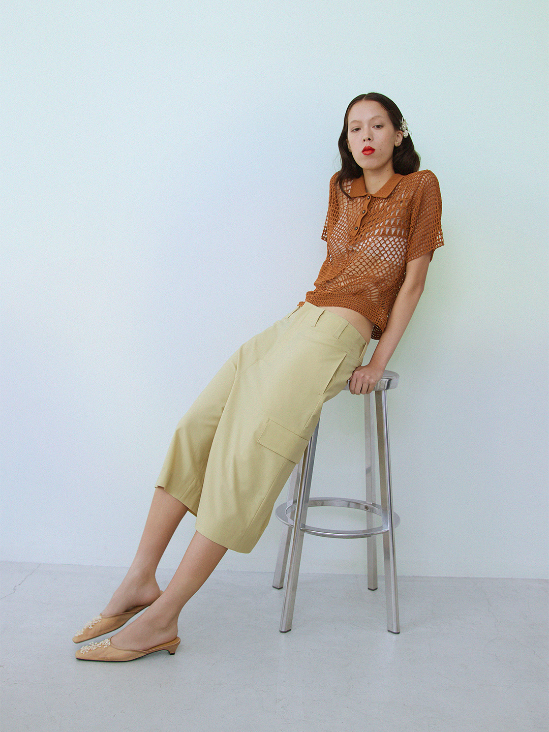 Straight Cropped Shorts