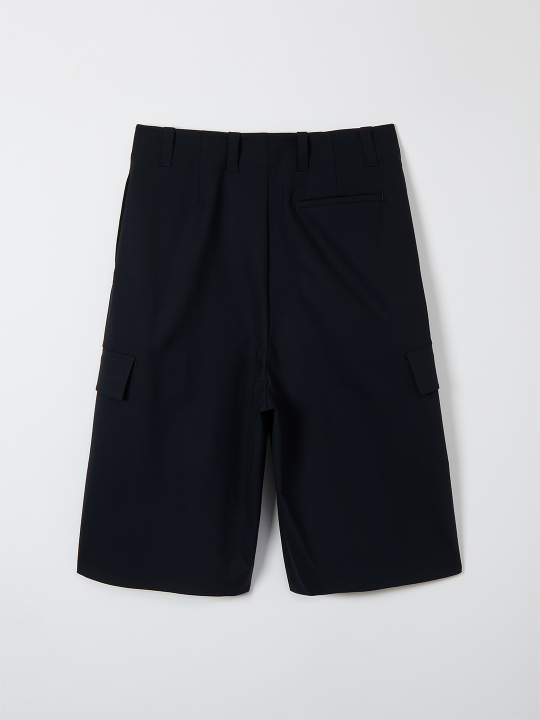 Straight Cropped Shorts 詳細画像 Navy 2