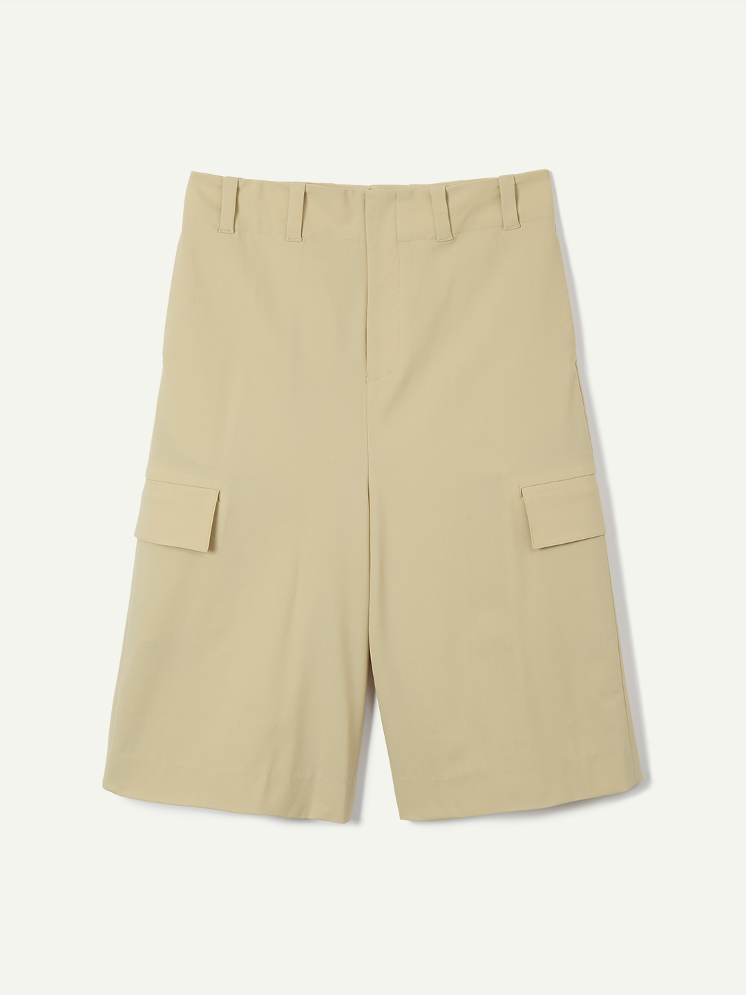 Straight Cropped Shorts 詳細画像 Yellow 1