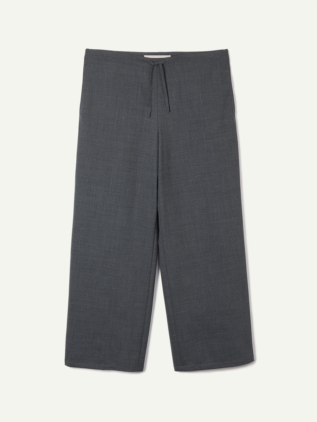 Wide Straight Trousers 詳細画像 Gray 1