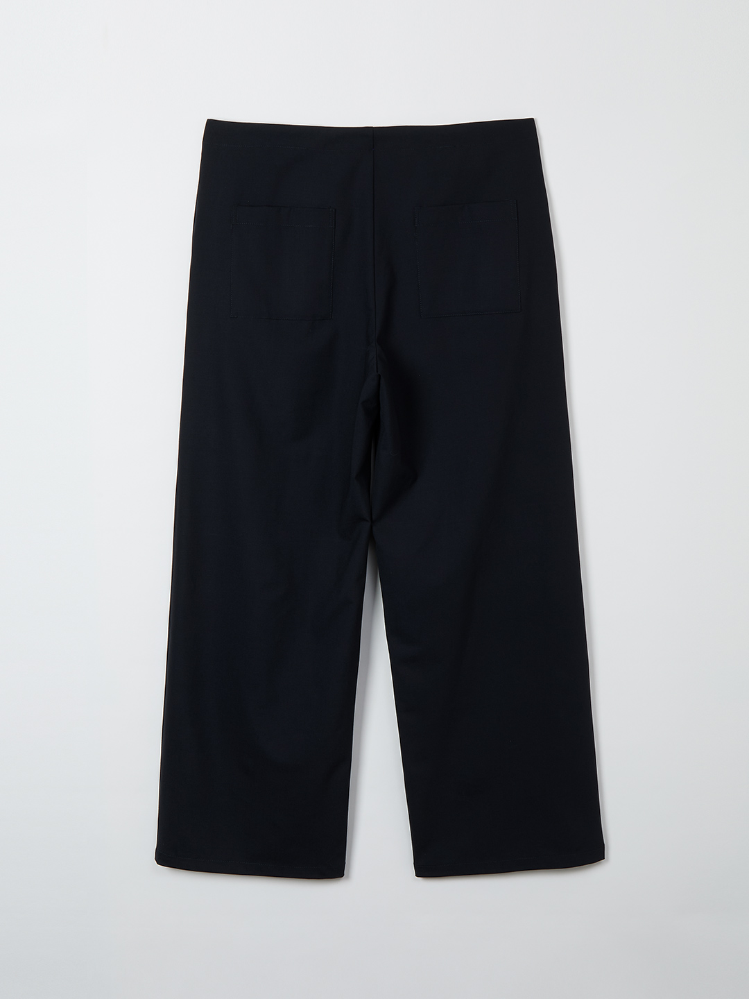Wide Straight Trousers 詳細画像 Navy 2