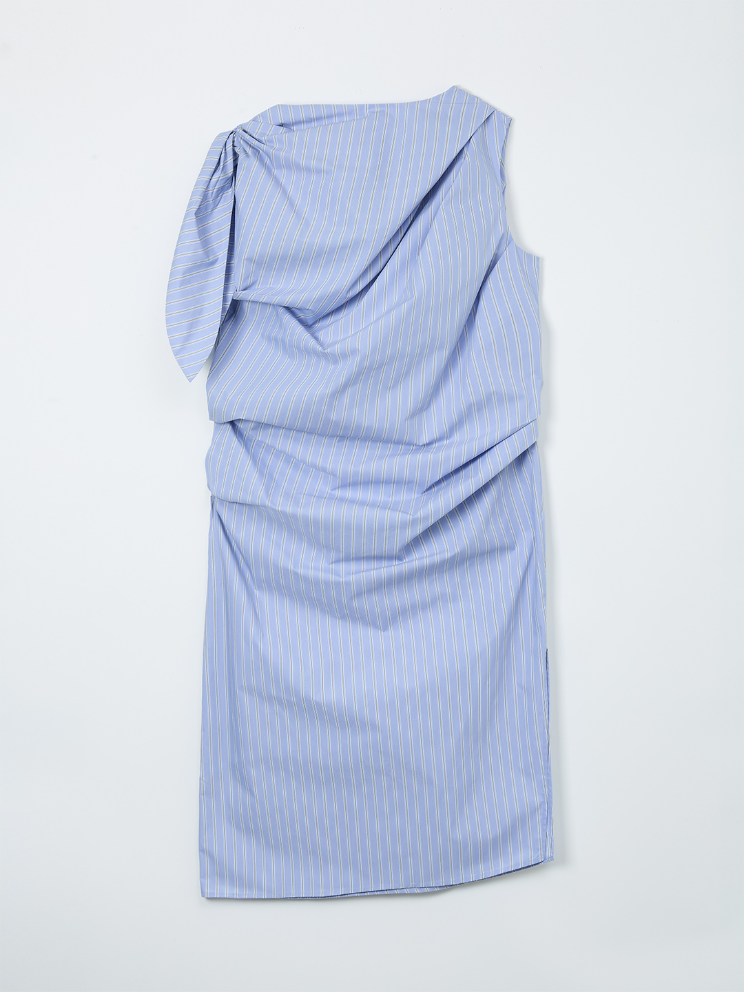 Tucked Ribbon Dress 詳細画像 Blue 2