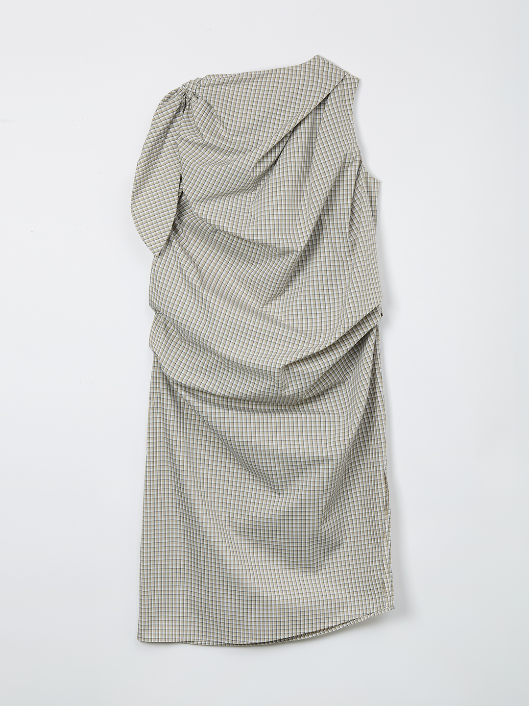 Tucked Ribbon Dress 詳細画像 Beige 2