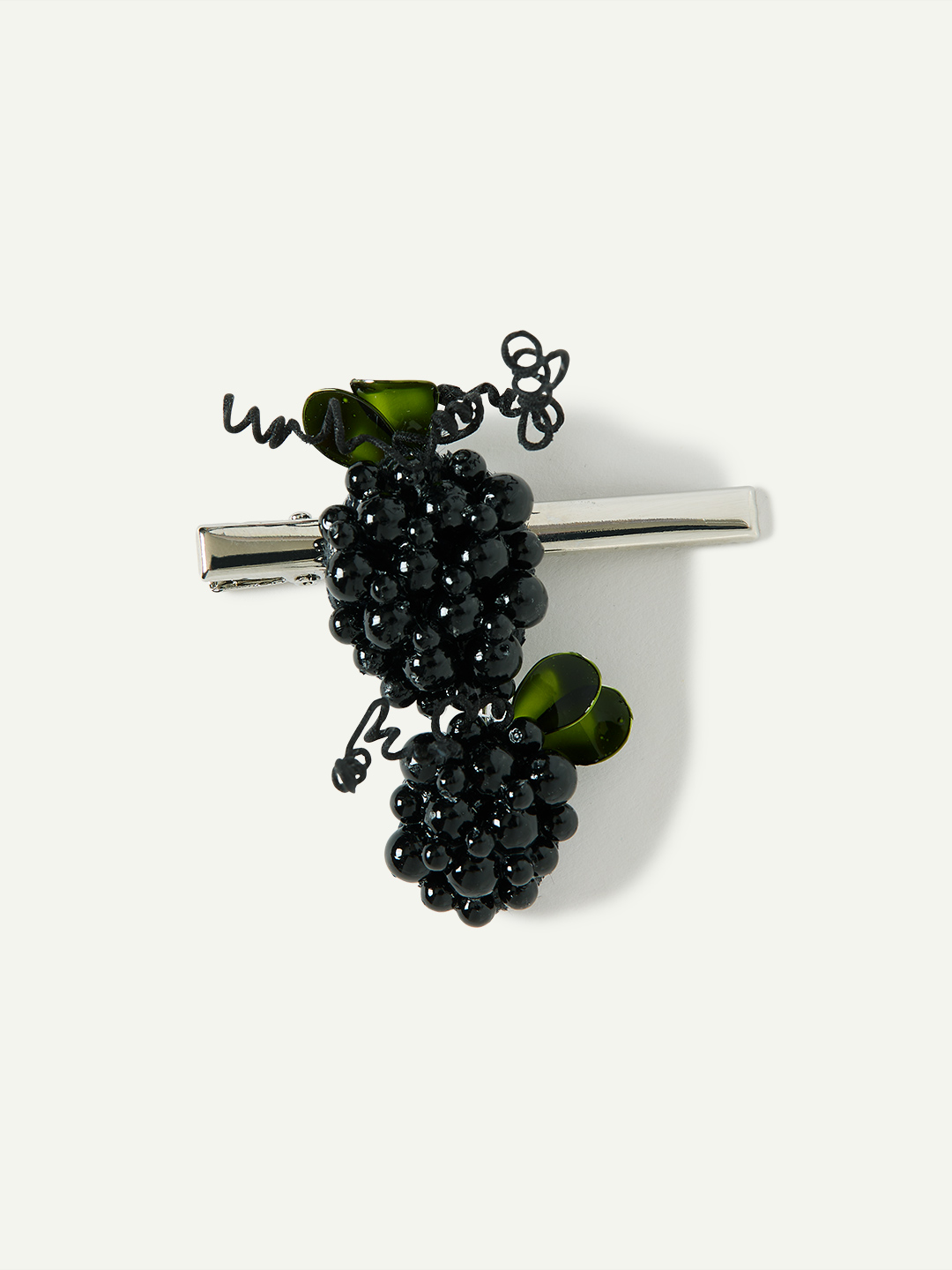 Berry Twins Hair Clip 詳細画像 Black 2