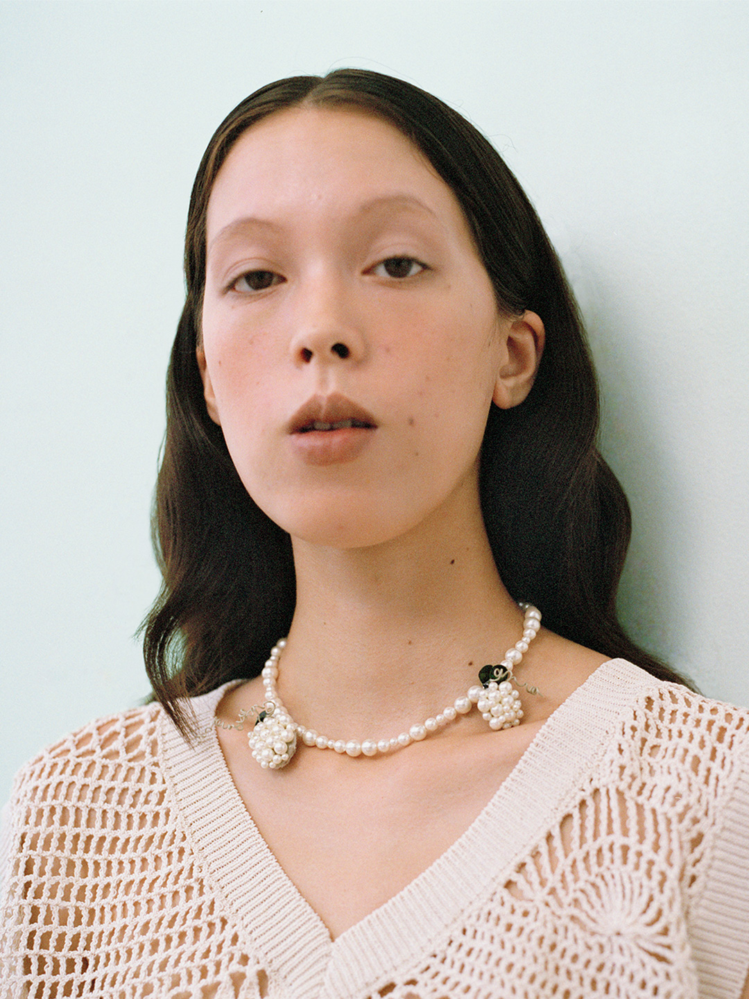 Berry Twins Necklace 詳細画像 White 1