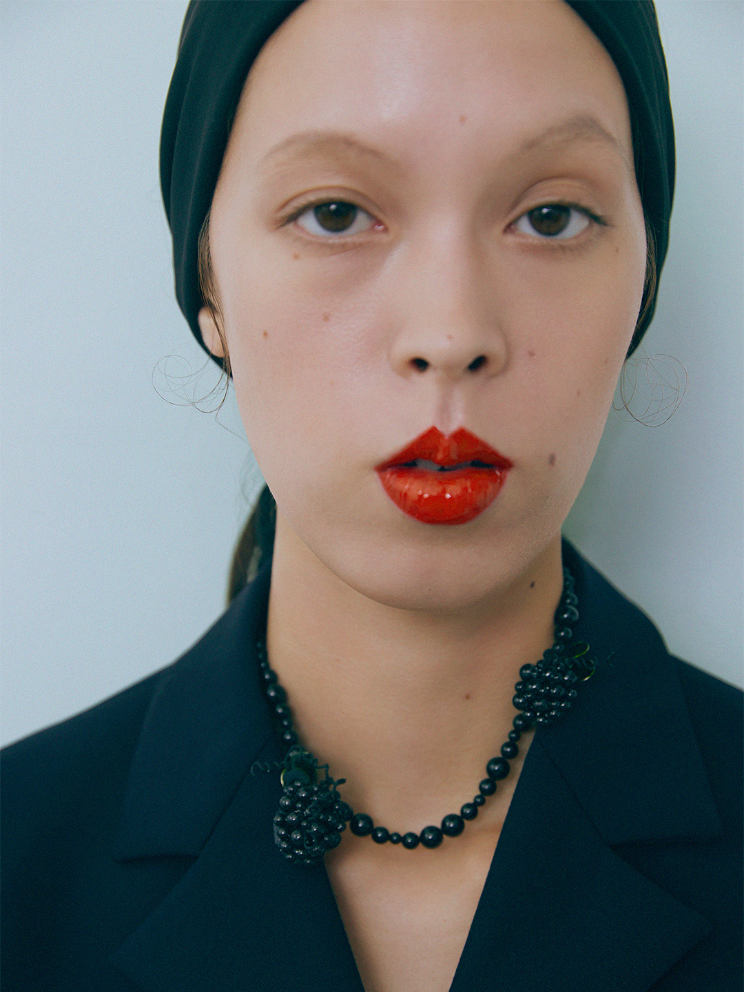 Berry Twins Necklace 詳細画像 Black 1