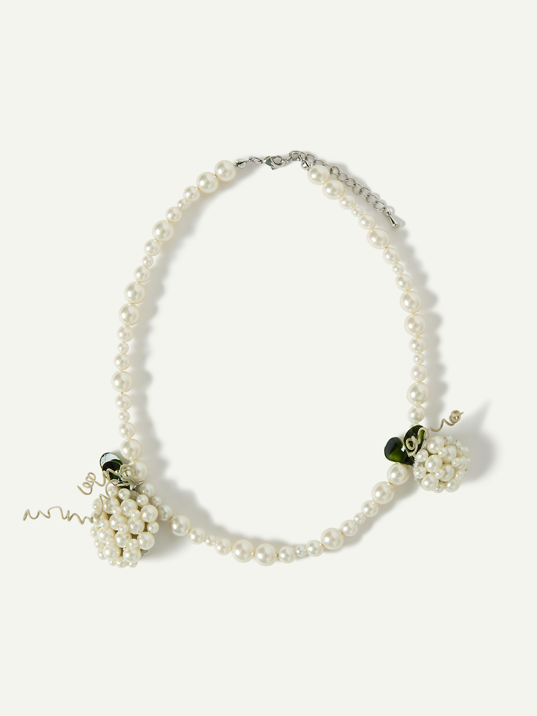 Berry Twins Necklace 詳細画像 White 1