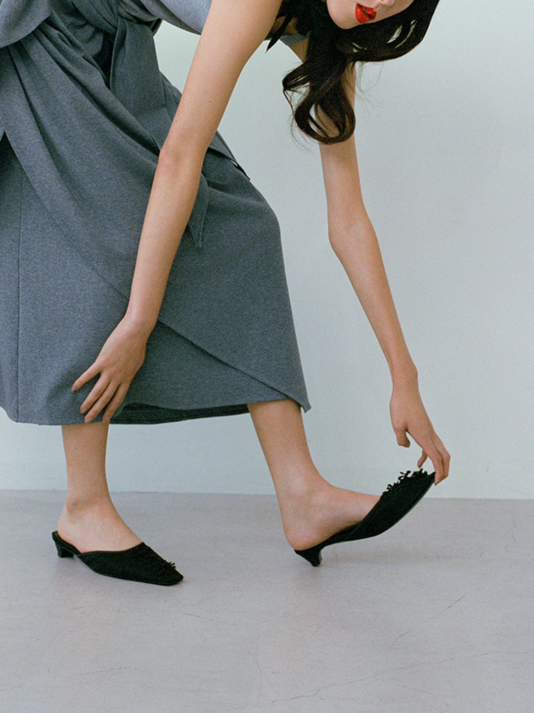 Botanical Mesh Mules