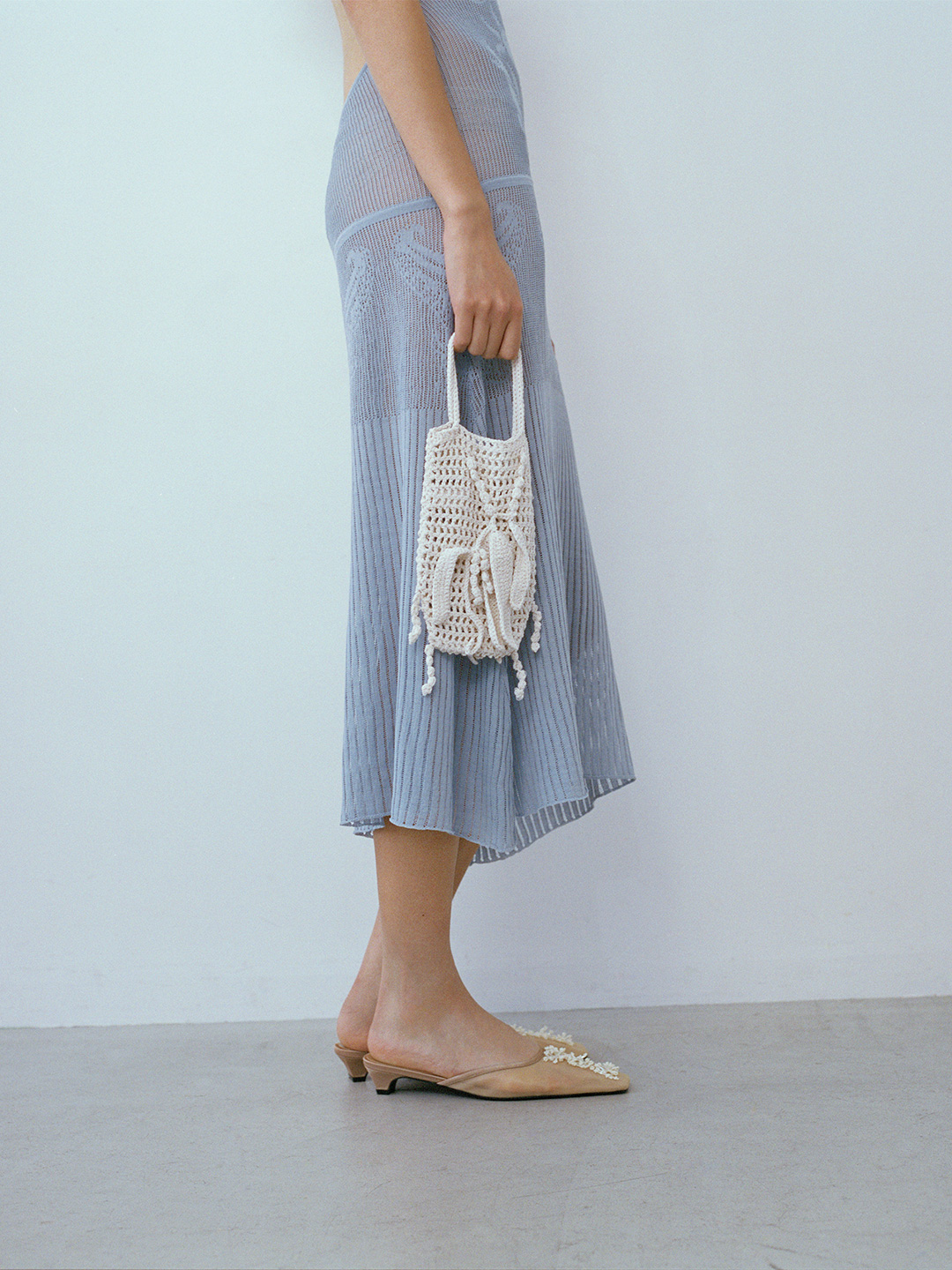 Wattle Crochet Bag 詳細画像 White 2