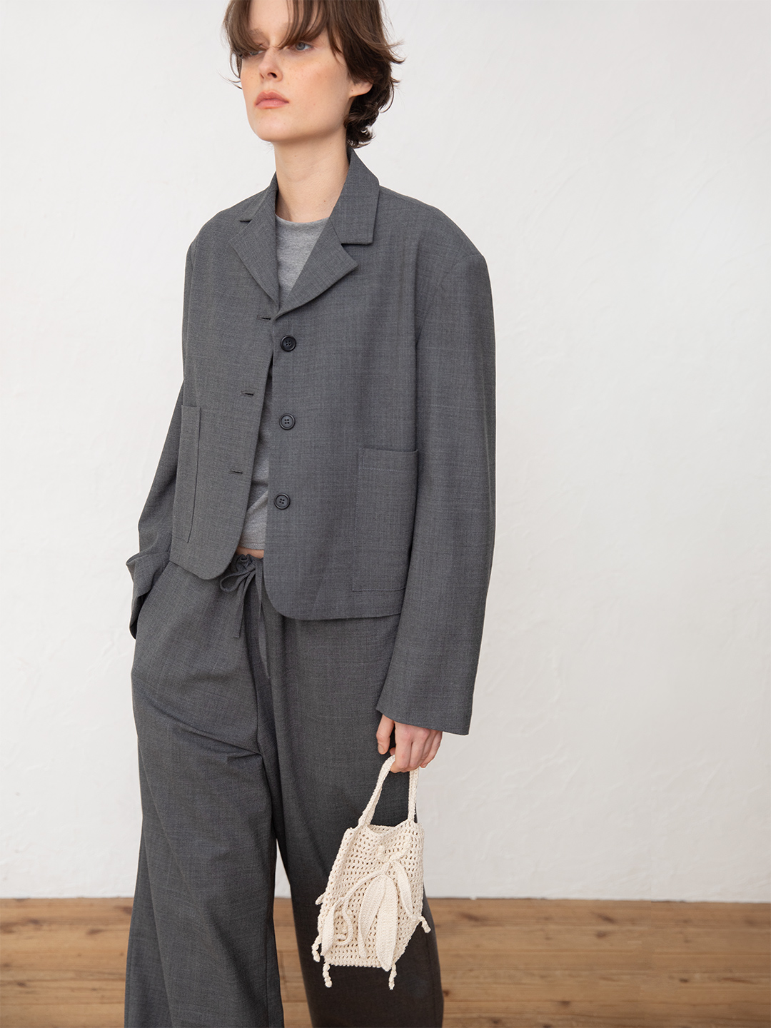 Wattle Crochet Bag 詳細画像 White 3