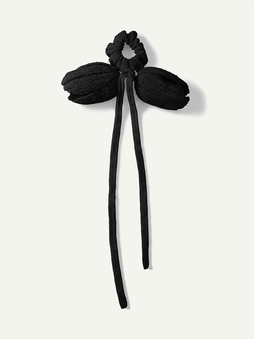 Tulip Crochet Hair Ribbon 詳細画像 Black 1