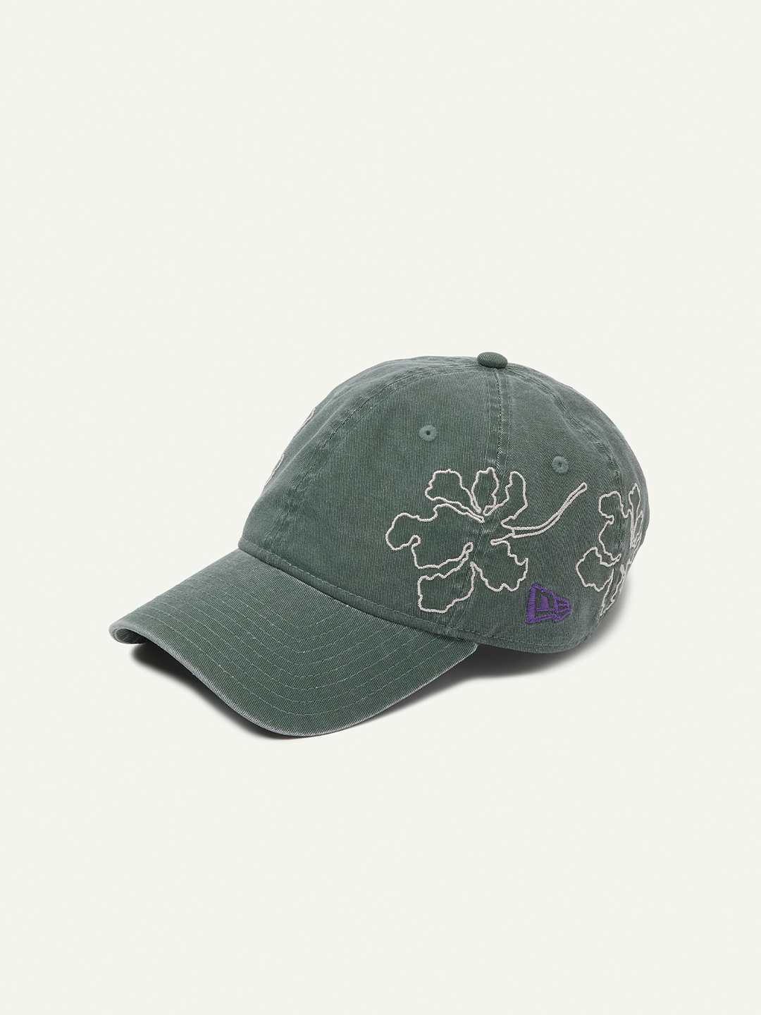 New Era Iris Embroidary Cap 詳細画像 Green 1