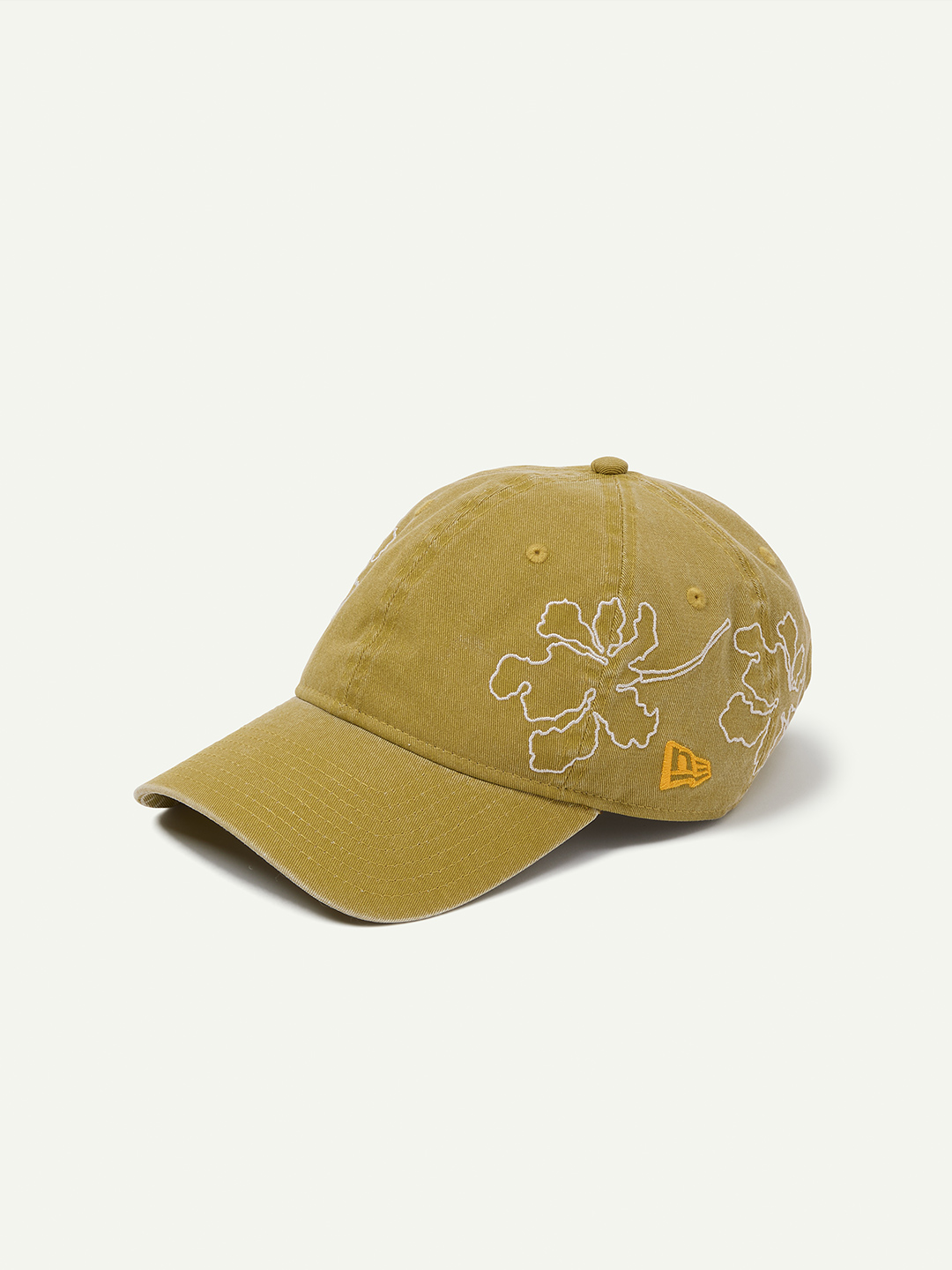 New Era Iris Embroidary Cap 詳細画像 Beige 1