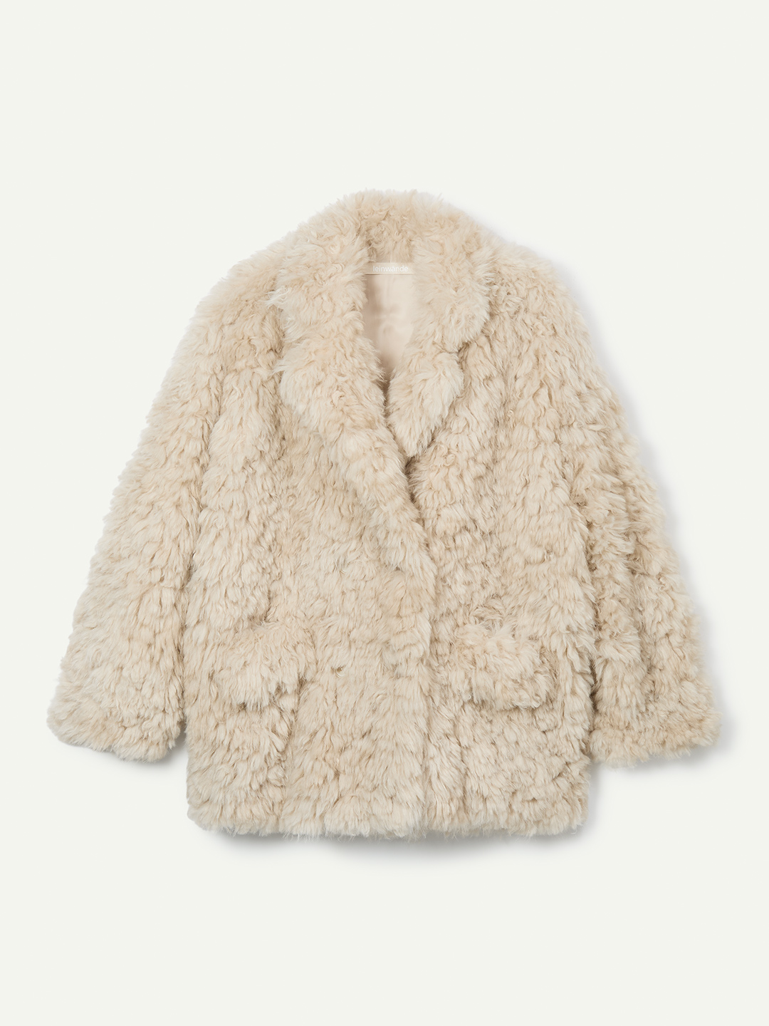 Kerry Fur Tailored Coat 詳細画像 White 1