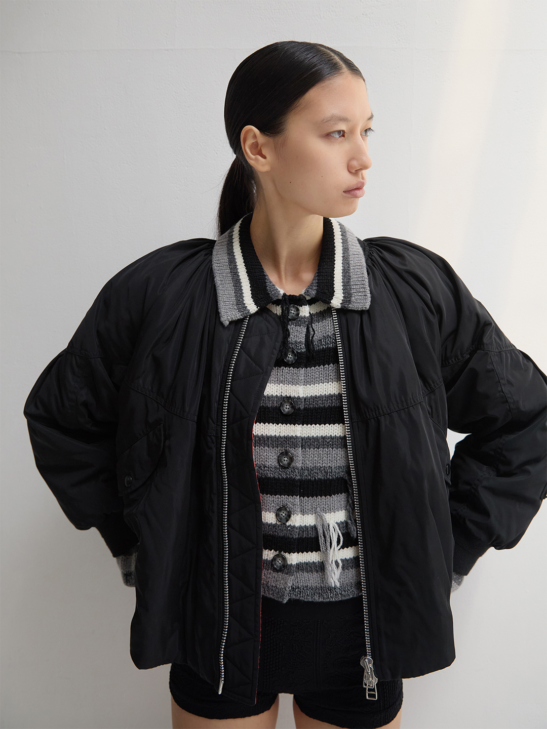 Rounded Hill Flight Blouson