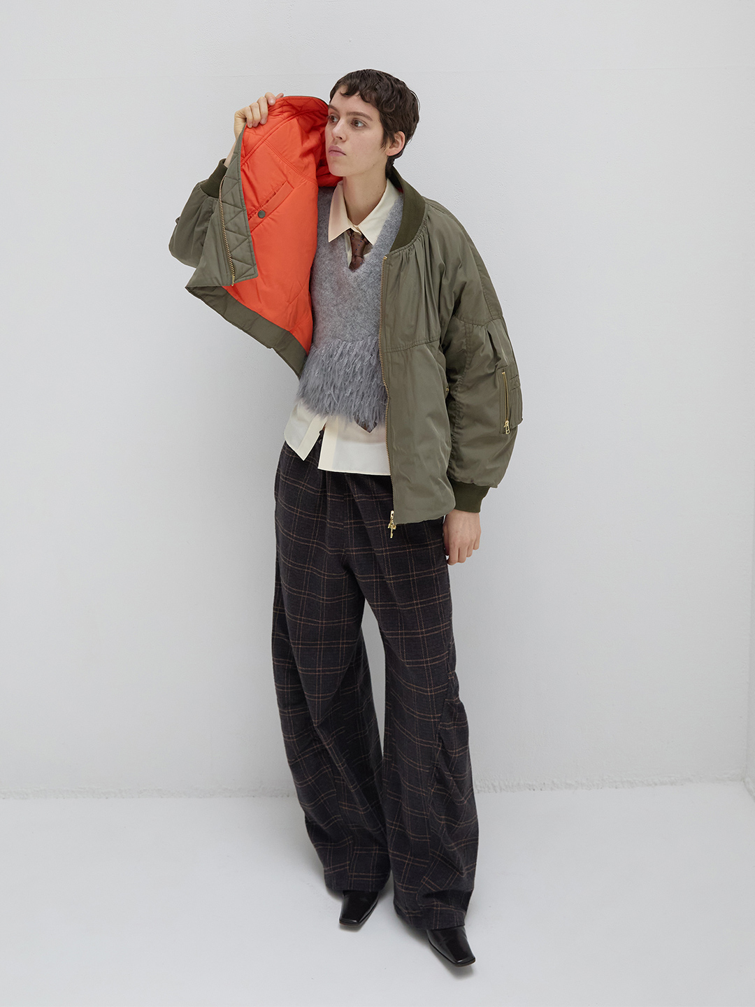 Rounded Hill Flight Blouson 詳細画像 Khaki 1