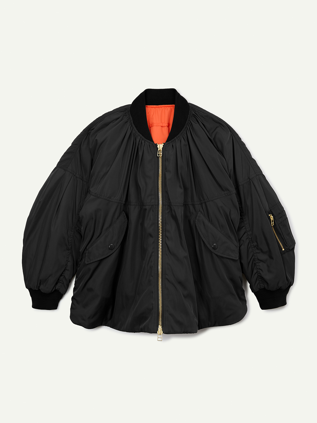 Rounded Hill Flight Blouson 詳細画像 Black 1