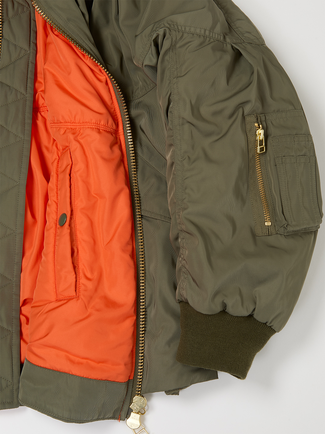 Rounded Hill Flight Blouson 詳細画像 Khaki 3