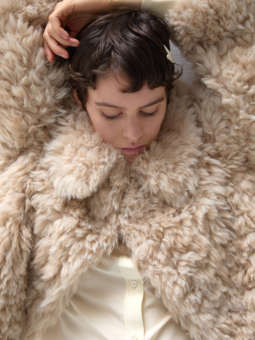 Kerry Fur Blouson 詳細画像 White 1