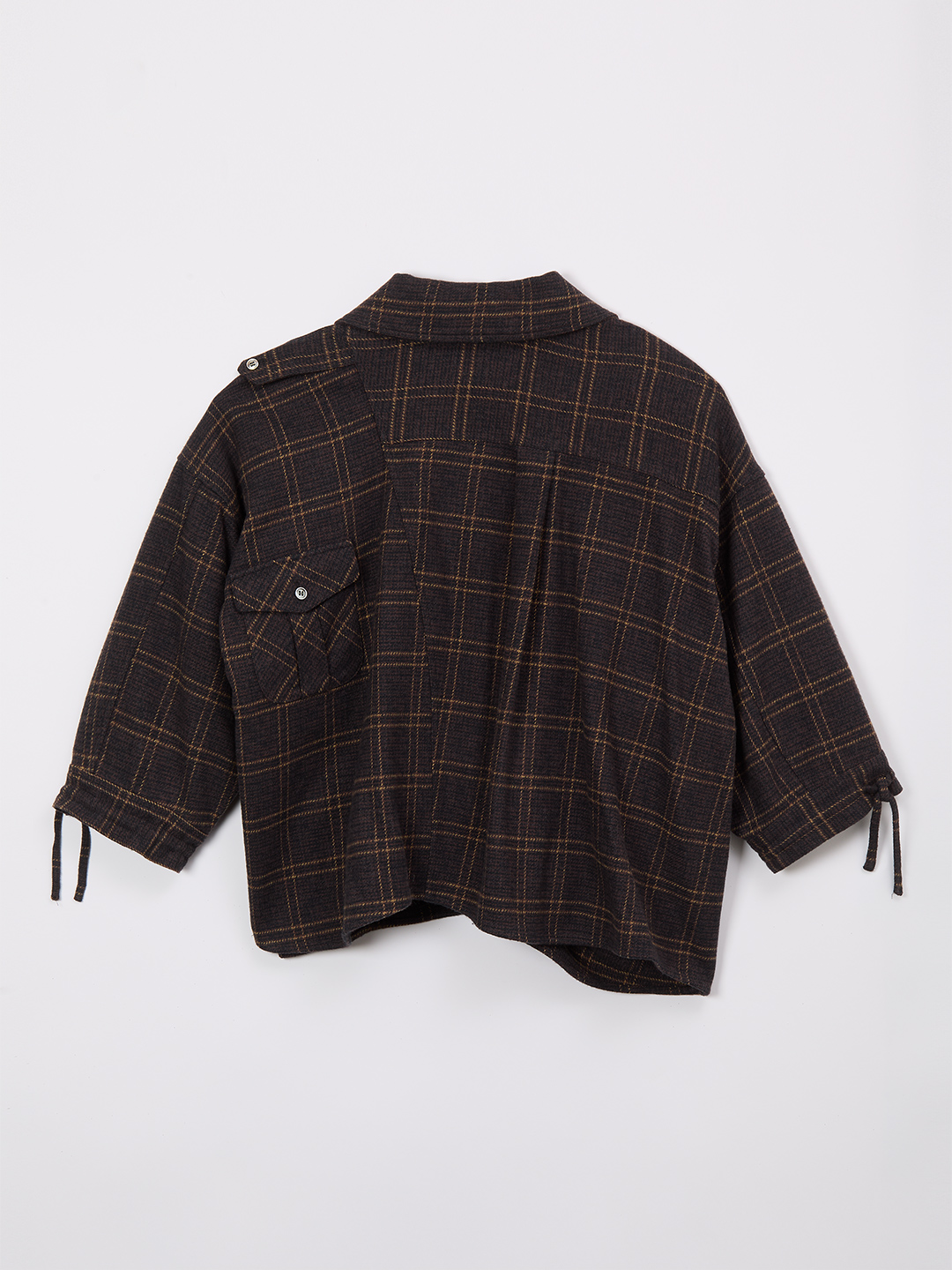 Twisting Shirt 詳細画像 Brown 2