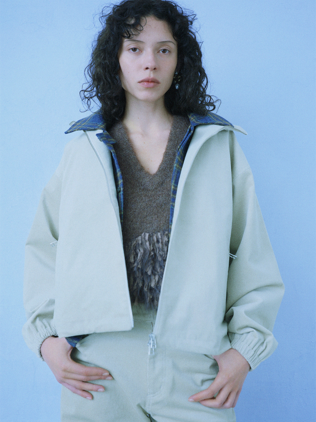 Alpaca Fringe Vest 詳細画像