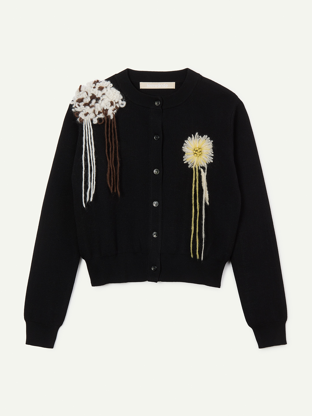 Botanical Embroidery Caidigan 詳細画像 Black 1