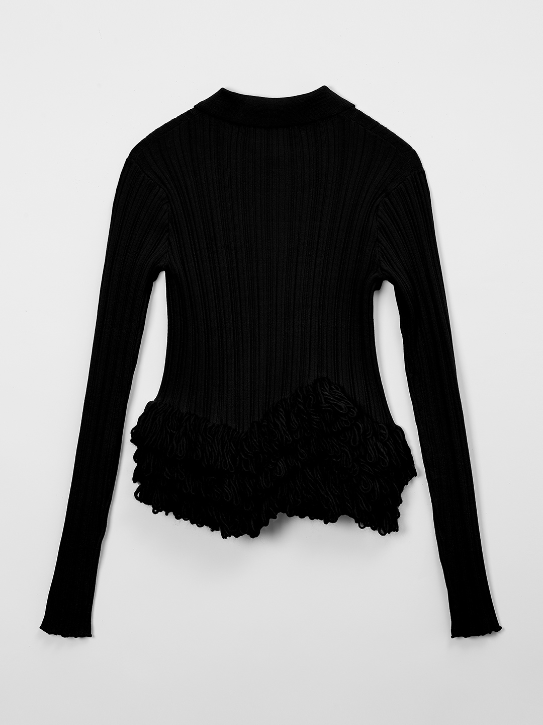 Fringe Polo Shirts 詳細画像 Black 2