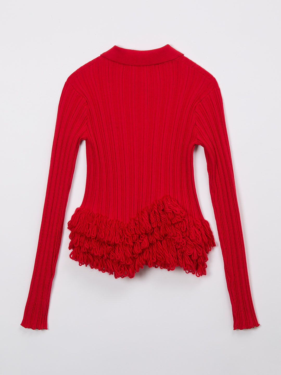 Fringe Polo Shirts 詳細画像 Red 2