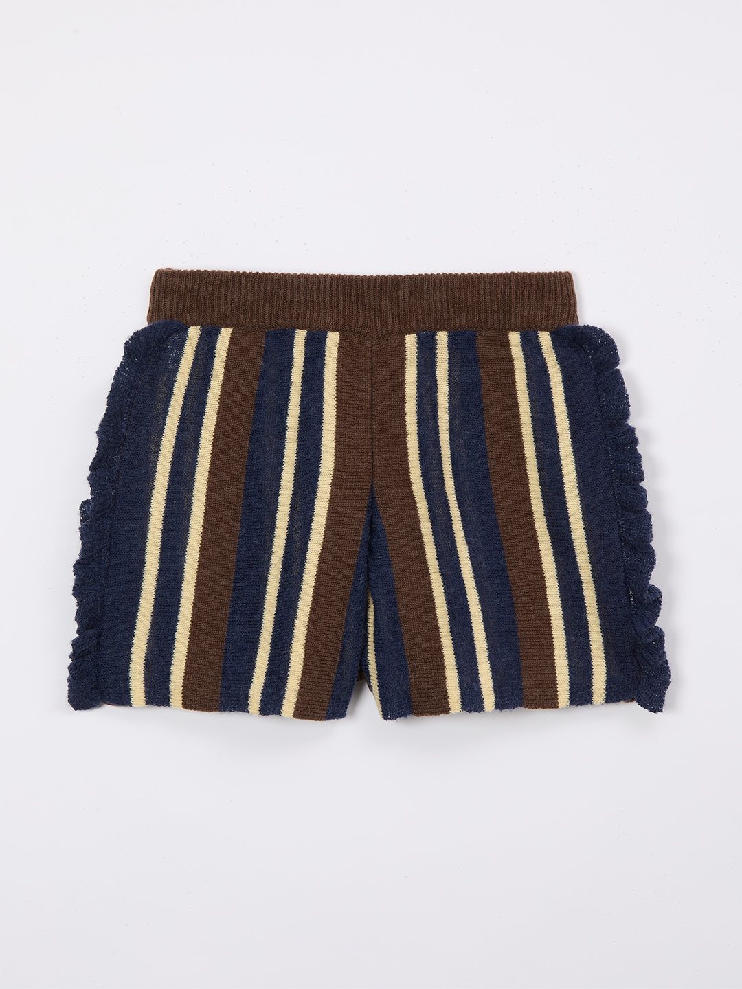 Frills and Stripes Shorts 詳細画像 Navy 2