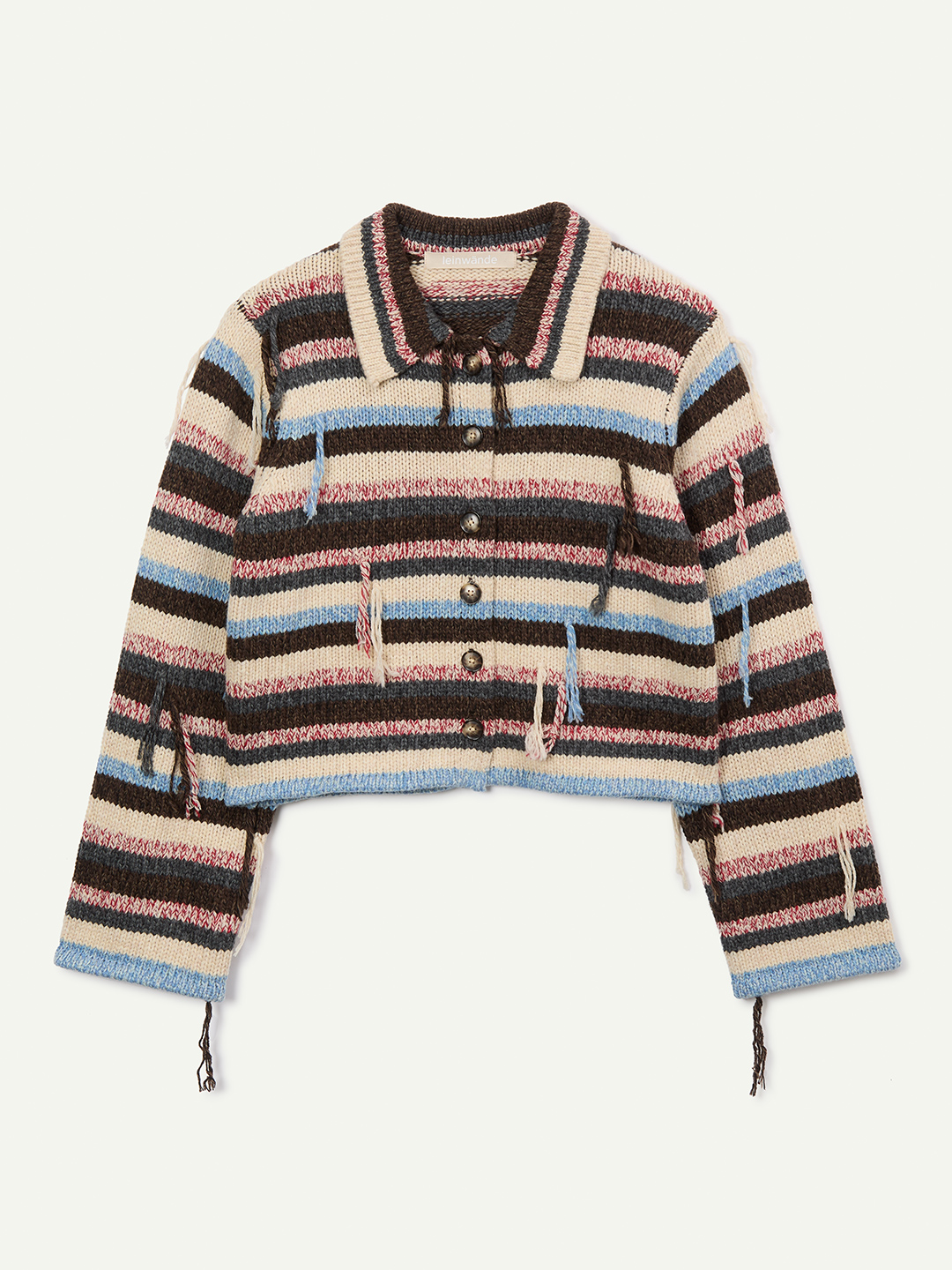 Multi Stripe Knitted Shirts 詳細画像 Mix 1
