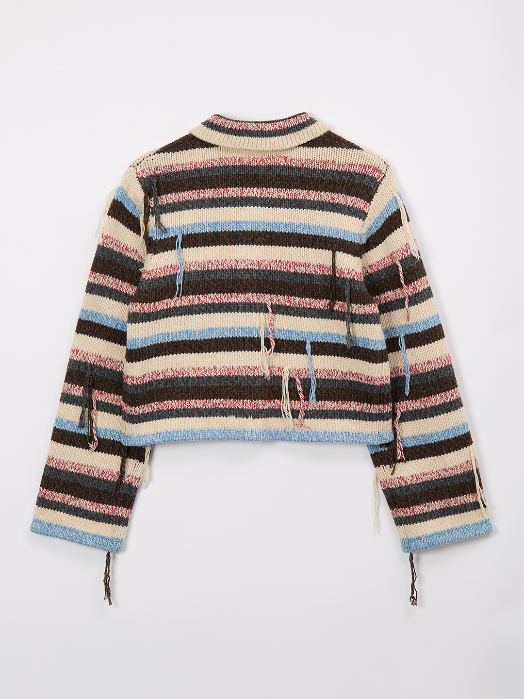 Multi Stripe Knitted Shirts 詳細画像 Mix 2