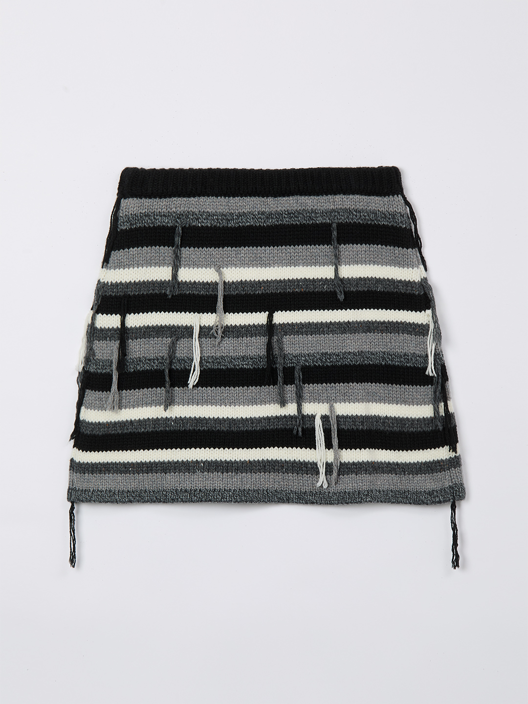 Multi Stripe Knitted Mini 詳細画像 Black 2