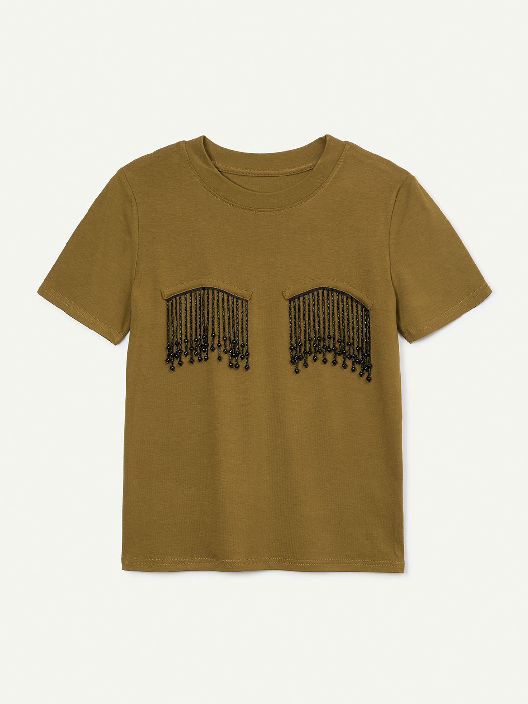Beads Fringe T-shirt
