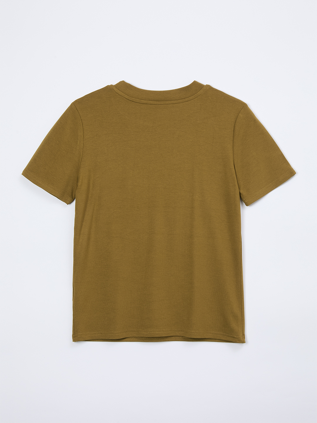 Beads Fringe T-shirt 詳細画像 Mustard 2