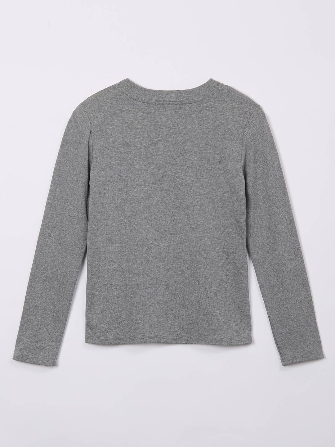 Padded Long T-Shirt 詳細画像 Gray 2