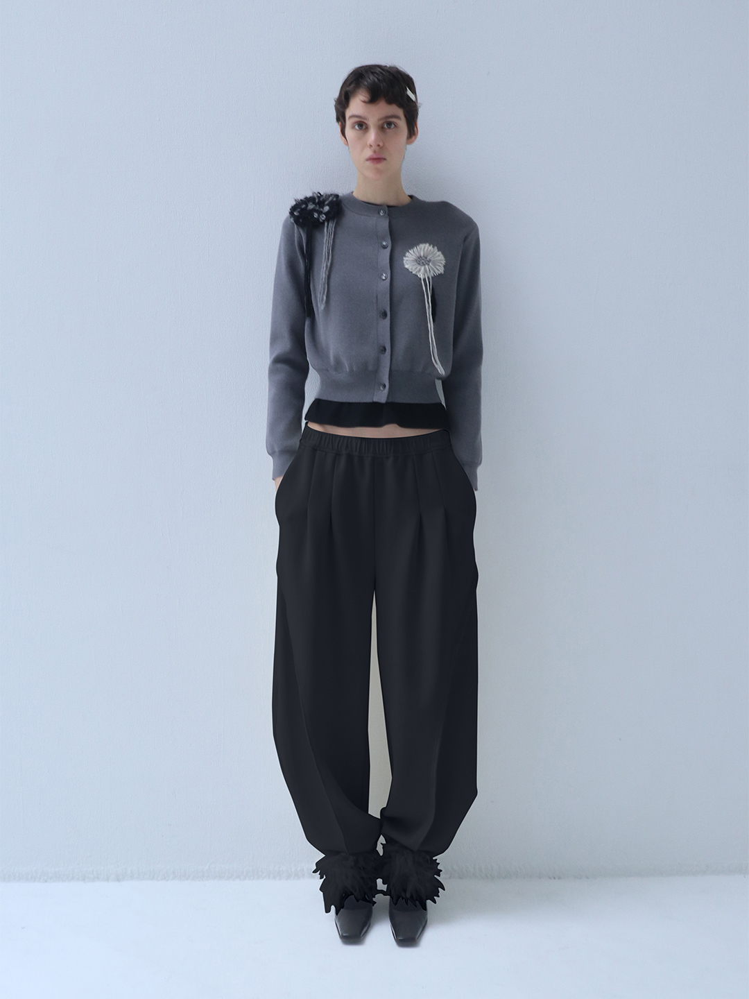 Balloon Track Pants 詳細画像 Black 2