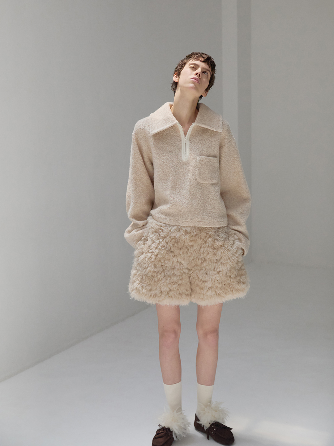 Kerry Fur Shorts