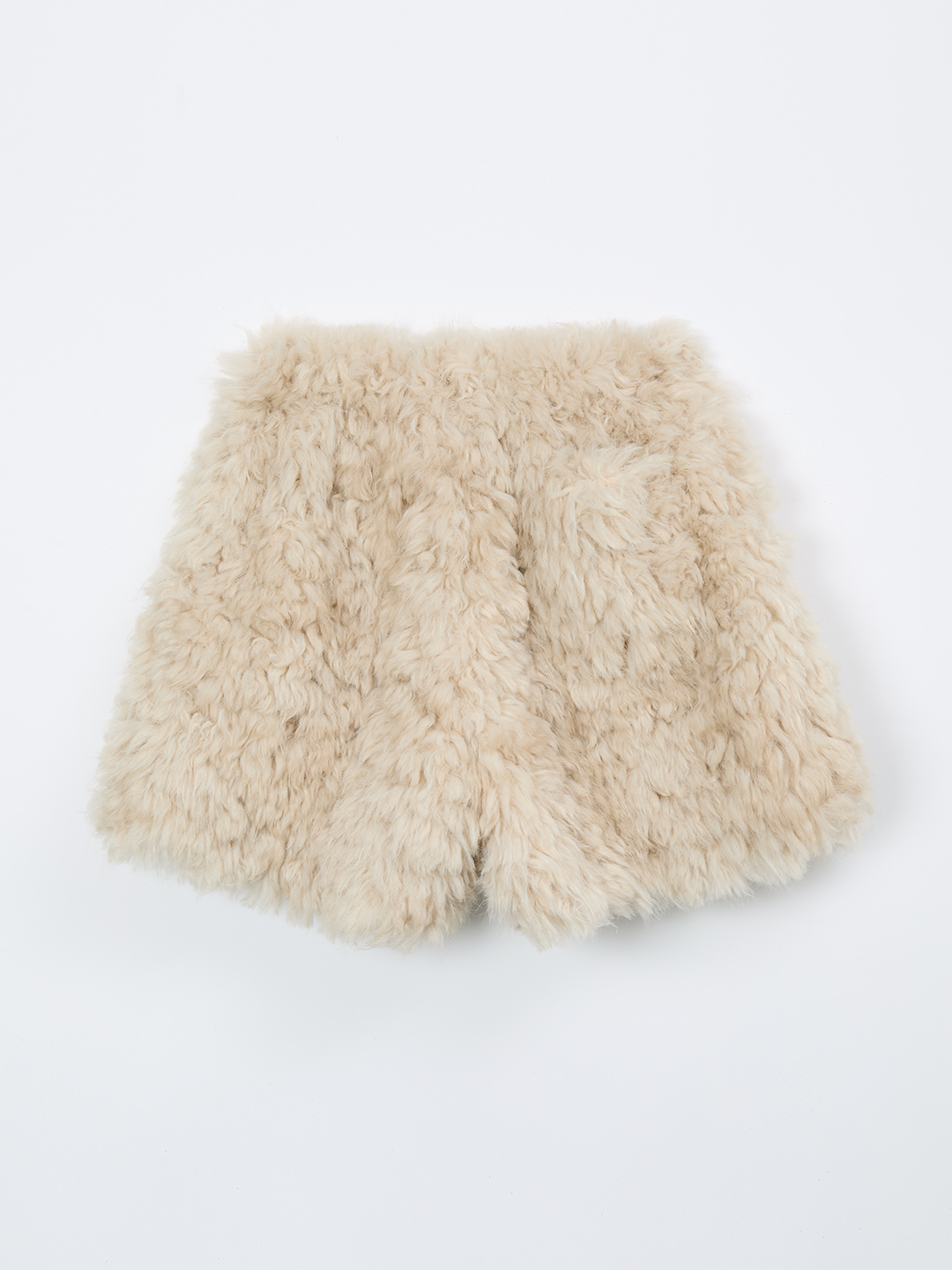Kerry Fur Shorts 詳細画像 White 2