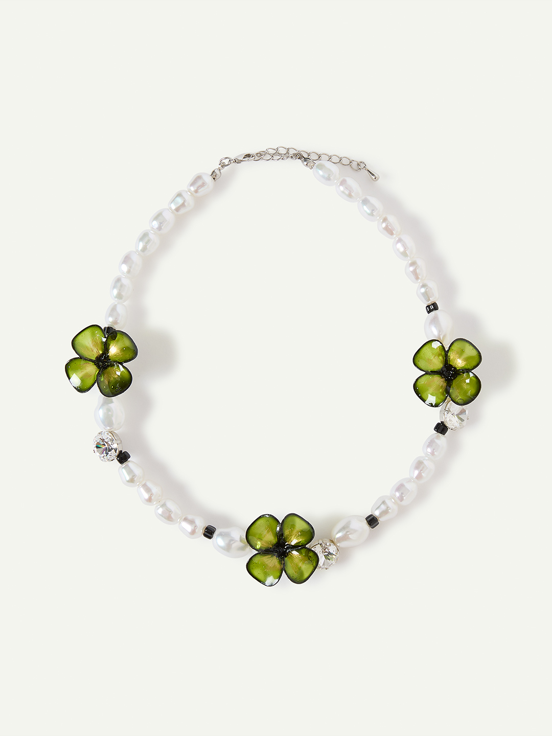 Clovers Necklace 詳細画像 Green 1