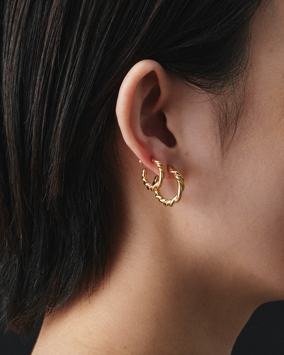 Roots Earrings S 詳細画像 Gold 2