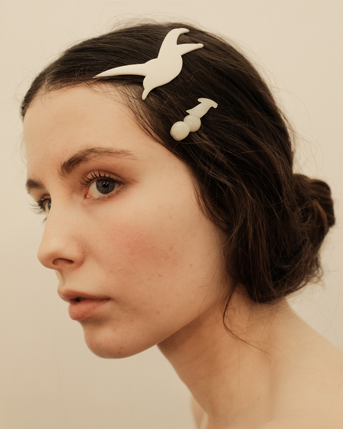 Swallow Hair Clip 詳細画像 White 2
